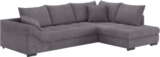 Mr. Couch Ecksofa Allegro DuraFlex, L-Form, Hochschläfer-Bettauszug, Kaltschaumpolsterung, bis 140 kg belastbar