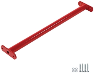 Wickey Klimmzugstange Fit FlexBar – Reckstange zur freien Montage in mehreren Längen (Inkl. 4 Schrauben + 4 Unterlegscheiben zur Holzmontage, 125-tlg, Turnstange für Spielturm, Garten oder Fitnessgerät), Sportstange mit Pulverbeschichtung – wetterfest ...