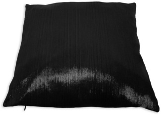 Haus und Deko Kissenbezüge Kissenbezug schwarz 40x40 o. 50x50 cm Hochglanz Streifen Kissenbezug, (1 Stück)