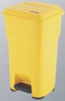 Vileda Abfallbehälter Hera mit Pedal 60l gelb