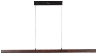 Lucande Hängeleuchte Nihalo, LED, Holz Farbwechsel warmweiß / tageslicht IP20, LED 18 W gesamt, Farbwechsel warmweiß / tageslicht