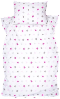 Amilian Bettwäsche Bettbezug 100x135 cm, Kopfkissenbezug 40x60 cm - Kinderbettwäsche, 2 teilig, 100% Baumwolle