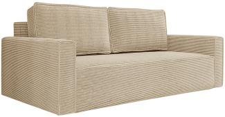 Schlafsofa Gizeno Cord (Farbe: Ontario 02)