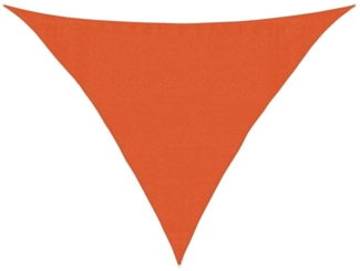 vidaXL Sonnensegel 160 g/m² Orange 3,5x3,5x4,9 m HDPE 311697
