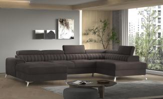 Wohnideebilder Lacante Braun Ecksofas & Eckcouches CO-LAC-RT-22REK