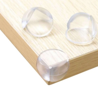 BAYLI Kindersicherung 4er Pack Kantenschutz selbstklebend, Eckschutz für Tisch, Schrank und