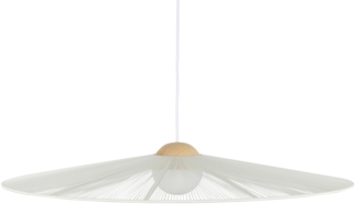 Zuiver Hängelampe Belle L Beige | Design-Leuchte mit Seil-Schirm