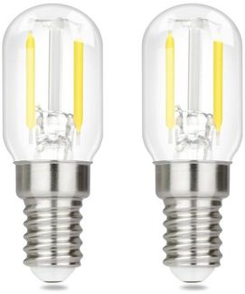 ZMH LED-Leuchtmittel E14 LED Vintage Glühbirnen - T22 LED Leuchtmittel für Flur, 2 St, Kaltweiß, Nicht Dimmbar