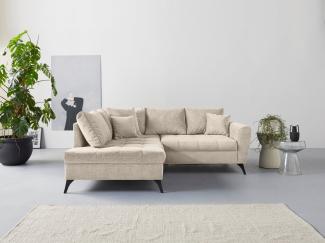 INOSIGN Ecksofa Lörby L-Form, Belastbarkeit bis 140kg pro Sitzplatz, auch mit Aqua clean-Bezug