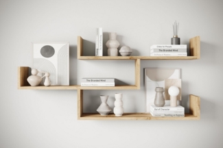 INOSIGN Wandboard Wandregal Trio, 1-tlg, Hängeregal mit 3 Ablageflächen, modernes Design, variabel einsetzbar