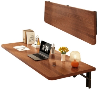 TWSOUL Klapptisch Wandklapptisch Schwimmender Schreibtisch klappbarer Computertisch, 80*40cm, Küchentisch Schreibtisch Esstisch Arbeitszimmer