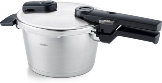 Fissler Schnellkochtopf Vitaquick® Premium, Edelstahl 18/10 (2-tlg, 1 Schnellkochtopf 10 L, 1 Metalldeckel, 1 Dünsteinsatz), Made in Germany