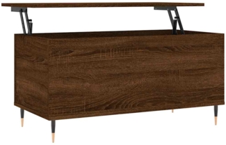 Couchtisch, Sofatisch Braun Eichen-Optik 90x44,5x45 cm Holzwerkstoff