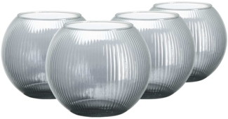 Ritzenhoff & Breker Elysia Windlicht ø 19 cm grau 4er Set