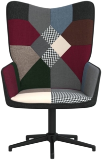 vidaXL Relaxsessel Patchwork Stoff, Drehbar [328199]