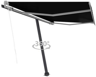 vidaXL Standmarkise Automatisch 350x250 cm Anthrazit 3069729