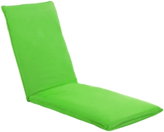 vidaXL Sonnenliege Klappbar Oxford-Gewebe Grün 316046
