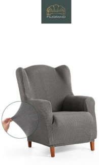 Belmarti Sesselhusse Bezug für Sessel, Relaxsessel, Ohrensessel made in Spain, elastisches Material, hochwertiger und langlebiger Baumwollmix