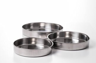 hausleben Backform 3-teiliges Edelstahl Backformen, Auflaufformen, (1-tlg), Back- und Auflaufformen Set - Perfekt für Aufläufe, Kuchen und mehr