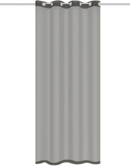 HOME WOHNIDEEN Gardine DOLLY (1 St), Ösen, transparent, Voile, transparent