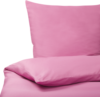 Bettwäsche-Set Ohne Muster HARMONRIDGE 200x220 cm Baumwoll-Satin Rosa