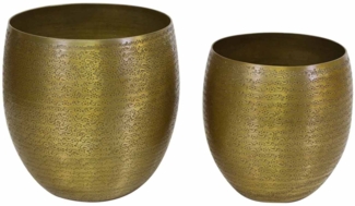 Orientalischer Blumentopf Leon 2 er Set Klein