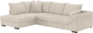 Mr. Couch Ecksofa Allegro, L-Form, mit Hochschläfer-Bettauszug, wahlweise mit Kaltschaum
