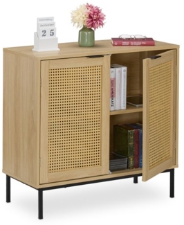 Sideboard mit 2 Rattan-Türen 10050463