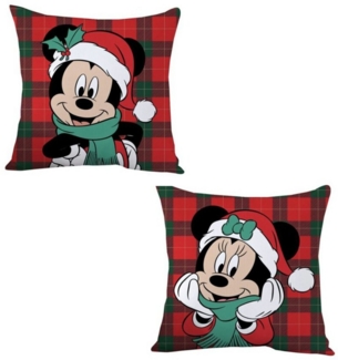 Disney Dekokissen Disney Mickey Maus Weihnachten Kinder Kissen Dekokissen 35x35 cm