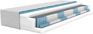 Taschenfederkernmatratze NEUHEIT: Sonet 28, 7 Zonen Matratze 90x200 cm, 140x200 cm & mehr, Älgdröm, 28 cm hoch, (1-tlg), Wendematratzen H2/H3/H4, ergonomisch, atmungsaktiv, Hypersoftschaum