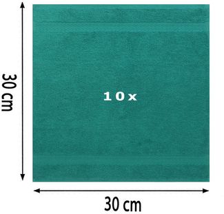 Betz Seiftuch 10 Stück Premium Seiflappen-Set 30x30 cm, (Set, 10-St)