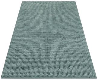 Wecon home Basics Badematte Balu, Höhe 14 mm, Polyester, rechteckig, Chenille, waschbar, rutschfest, schnell trocknend, weich, Badteppich