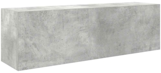 vidaXL Bad-Wandschrank Betongrau 100x25x30 cm Holzwerkstoff 860097