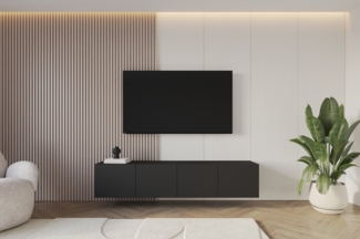 ALTDECOR Lowboard ELIO (2 St, TV-Schrank, TV Möbel, TV Cabinet, Fernsehtisch hängend 2x100cm), Fernseher schrank, TV Kommode, TV Tisch, TV Sideboard, TV Boar