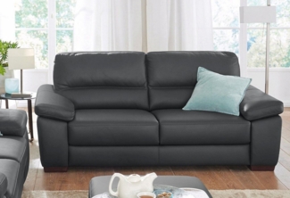 CALIA ITALIA 2-Sitzer Gaia, hochwertiges Ledersofa mit erstklassigem Sitzkomfort, edles Design, in zwei hochwertigen Lederqualitäten