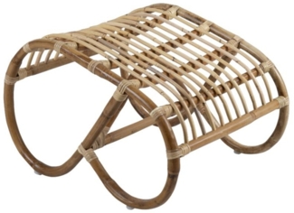 Gartenhocker Vallda aus Rattan, 46x58x36 cm