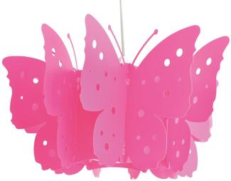 Hängeleuchte Kinderzimmer Mädchen pink Schmetterling Näve Kizi E27