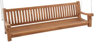 CLP Schaukelbank Joyce Teakholz wetterfest,teak 220 cm