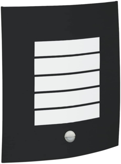 vidaXL Außenwandleuchte Schwarz 23,5 x 9 x 26 cm Edelstahl und Plastik 4005973