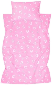 Amilian Kinderbettwäsche 100x135 - Bettwäsche Kinder - Kopfkissenbezug 40x60 cm Babybettwäsche, 2 teilig, 100% Baumwolle, für Mädchen und Jungen