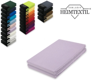 Jersey Spannbettlaken Premium Marke Doppelpack 60 x 120 - 70 x 140 cm Flieder