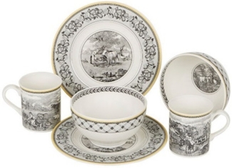 Villeroy & Boch Audun Ferme Frühstücks-Set für 2 Personen / 6 Teile