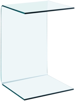 vidaXL Beistelltisch 40x40x60 cm Hartglas 332930