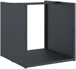 vidaXL Brennholzregal Anthrazit 40x40x40 cm Kaltgewalzter Stahl 864239