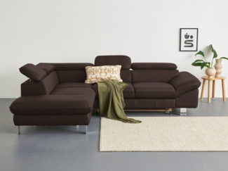 COTTA Ecksofa Driver L-Form, mit Kopfteilverstellung, wahlweise mit Bettfunktion & Bettkasten