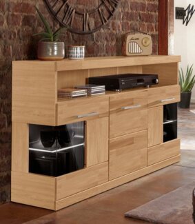 Home affaire Sideboard Ribe, Breite 125 cm