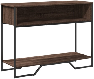 vidaXL Konsolentisch Braun Eichen-Optik 100x35x74,5 cm Holzwerkstoff 848533