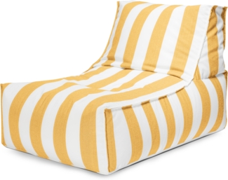 Sitzsack 65 x 65 x 100 cm Gelb