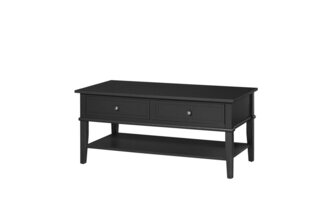 loft24 Couchtisch Franklin, Wohnzimmertisch mit 2 Schubladen, Landhaus, Breite 104,5 cm
