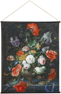 Dekoria Kakemono Flowers 124 x 148 cm